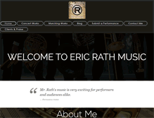 Tablet Screenshot of ericrathmusic.com